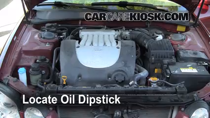 2004 Kia Optima EX 2.7L V6 Oil Check Oil Level